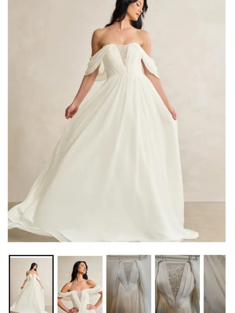 Azazie Fawn Wedding Dress NWT size 26